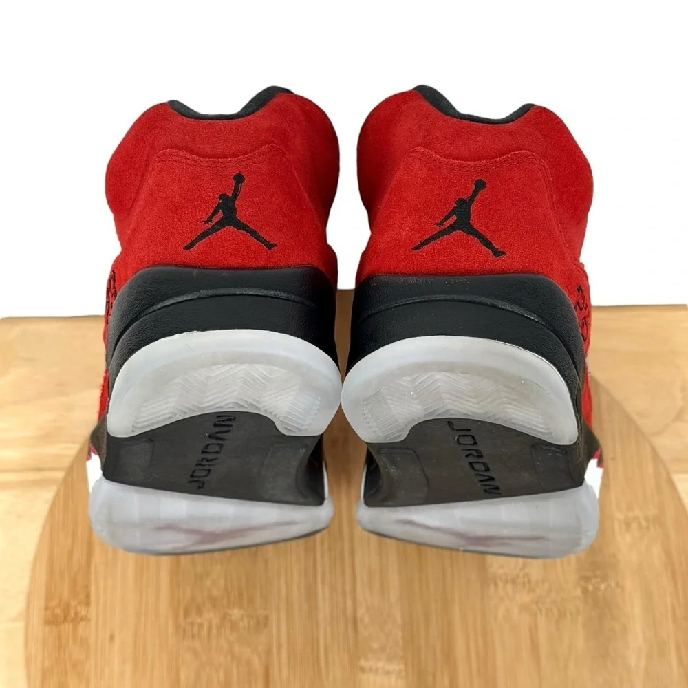 Nike Air Jordan 5 Retro “Raging Bull” Toro Bravo Red – Men’s Size 7.5 - Picture 8 of 12